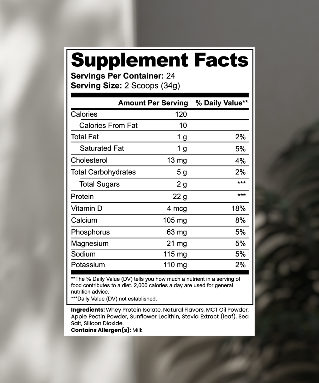 Advanced 100% Whey Protein Isolate (Chocolate)